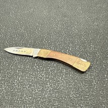 VINTAGE SHARP 100 CUSTOM CRAFTERD FOLDING POCKET KNIFE - $9.89