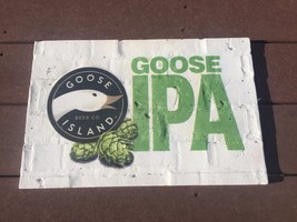 New Goose Island Beer Brick Wall Foam Sign 18x12 - £30.51 GBP