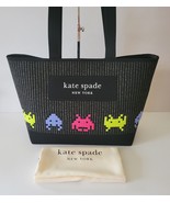 Kate Spade KI642 X Space Invaders Fly Knit Jacquard Shopper Tote Handbag... - $146.77