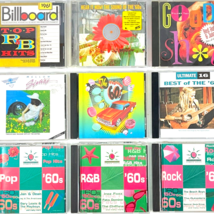 1960s Rock R&amp;B Pop 9 CD Lot Billboard Blockbuster Mellow Fabulous Ultimate Boom - £43.37 GBP