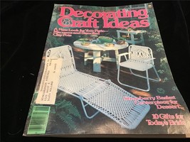 Decorating &amp; Craft Ideas Magazine June 1978 Macrame &amp; Stenciled Clay Pots - £7.83 GBP