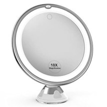 Updated 10x Magnifying Lighted Makeup Mirror with Touch Control LED Lights 36... - £29.24 GBP
