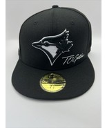 Toronto Blue Jays New Era Poutine 59Fifty Black UV Logos Patch Fitted Ha... - £30.81 GBP