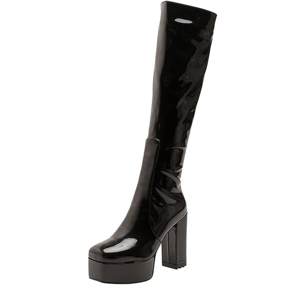 KarinLuna  Design Female Chelsea Boots Super High Heel Boots 2024  Platform Comf - £219.76 GBP