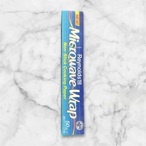 Vintage Reynolds Microwave Wrap Non Stick Cooking Paper 50 sq ft 90s Lot... - $5.17