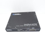 National Instruments  DAQPAD-6070E 16 Inputs, 12-Bit Multifunction I/O - $44.99