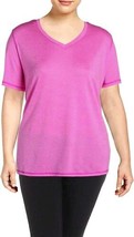 allbrand365 designer Womens Plus Size Striped Short Sleeve T-Shirt 1X Sweet Tart - £14.36 GBP