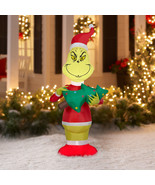 Mr Grinch Airblown Inflatable 5.5 Foot with Christmas Tree New - £38.54 GBP