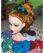 10 Hair Scrunchy Homemade Scrunchies Handmade Lot Mixed Variety - $12.99