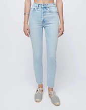 Re/done women&#39;s comfort stretch high rise ankle crop jean in Calm Waters - size - £129.05 GBP