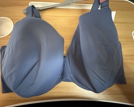 Lane Bryant Cacique Full Coverage Wired Blue Bra Size 38F - £28.42 GBP