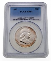 1953 50C Franklin Demi Dollar Preuve Classé Par PCGS Comme - $157.39