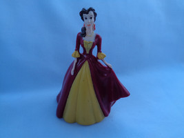 Disney Beauty &amp; The Beast Belle Wine Red / Gold Gown PVC Figure or Cake ... - $1.49