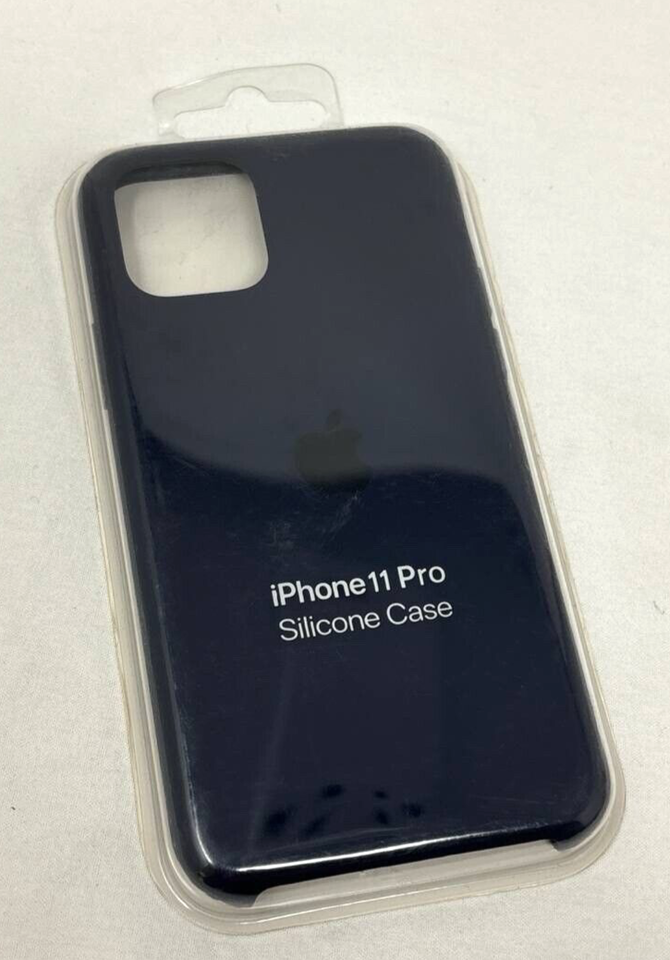 Black Silicone Back Case for iPhone 11 Pro Protective Cover MSYP2FE/A Slim Matte Item image 5