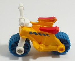 Fisher Price Yellow Motorcycle Vintage 1989 - $6.92