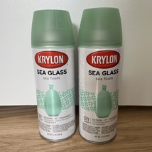 NEW 2 pack lot Krylon K09055007 Sea Glass Spray Paint Sea Foam 12oz for ... - $39.99