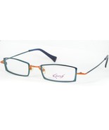 KAOS SIXTY 3 TEAL /BURNT ORANGE EYEGLASSES GLASSES 47-20-145mm Germany (NOTES) - $76.55