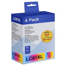 Lc61 Lc65 Xl Compatible Ink Cartridges Replacement For Brother Lc61 Lc65... - £31.37 GBP