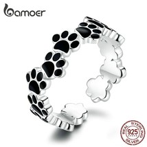 Funny Bone Finger Rings for Women Authentic 925 Sterling Silver Animal Pet 925 S - £18.85 GBP