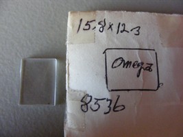 Vintage Omega Crystal 8536  15.8 x 12.3 NOS - $551.17 MXN