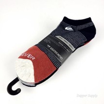 Quicksilver Low Cut Socks 5 Pair Men 6-12 Multicolor Ankle Logo Surf New - £14.78 GBP