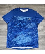 Realtree Fishing Blue T Shirt Short Sleeve Mens XL Lightweight Outdoor - $12.96