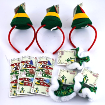 SCUNCI Elf Fashion Headband Hat Christmas Hair Clips Ties Band Cute Set - £8.56 GBP