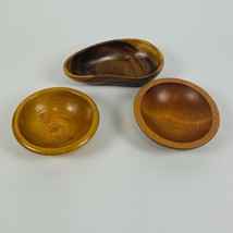 Baribocraft Pair Canada Wooden Bowls &amp; Pear Shape Wooden Bowl - $47.49