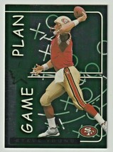 Steve Young 1999 Leaf Rookies &amp; Stars Game Plan Card #GP25 San Francisco 49ers  - £3.08 GBP