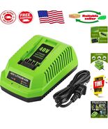 Eco-Friendly Greenworks 40V Battery Charger Replacement – Fast Charging ... - $79.72 CAD