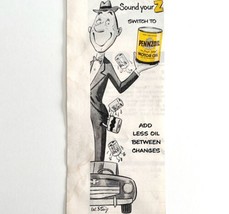 Pennzoil Motor Oil 1952 Advertisement Gas And Oil Pennsylvania Crude DWEE8 - $29.99