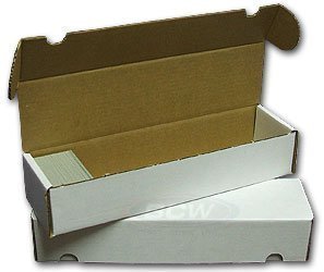 BCW 800 Count- Corrugated Cardboard Storage Box - Baseball, Football, Basketball