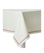 Bee &amp; Willow™ Embroidered Snowflake Oblong Tablecloth in Red Various Len... - £21.01 GBP+