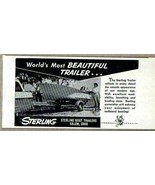 1957 Print Ad Sterling Boat Trailers Made in Salem,OHIO - £6.70 GBP