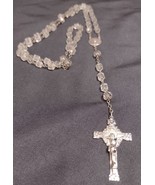 Rosary Clear Glass Beads - $22.76 CAD