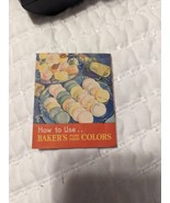 Baker&#39;s Pure Food Colors How to use, instructions, Mini booklet - €4,29 EUR