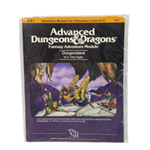 VINTAGE 1983 DUNGEONS AND DRAGONS TSR GAMES MODULE EX1 DUNGEONLAND - $28.50