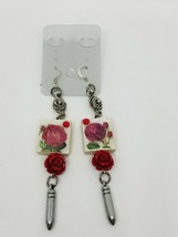 Guns and Roses Seampunk earrings new - £10.28 GBP