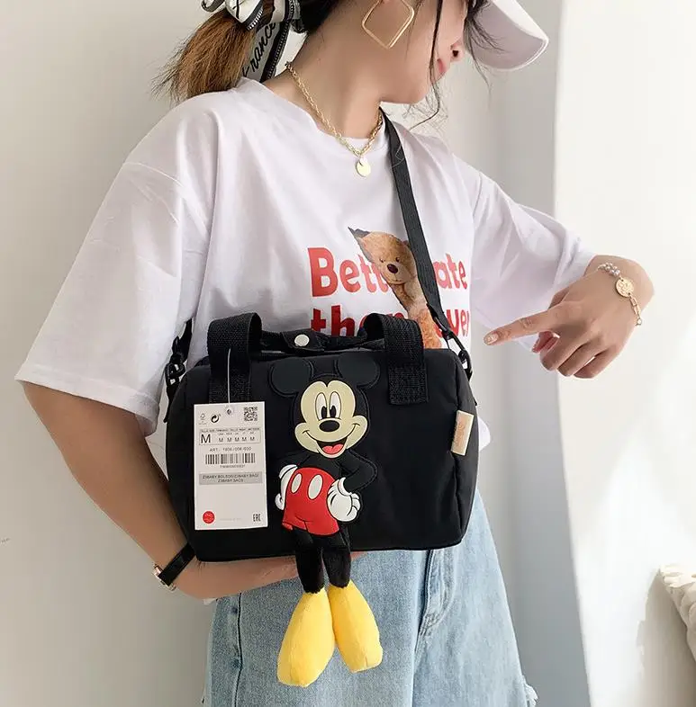 Cartoon Mickey Mouse Crossbody Bags for Women Disney Anime Pattern Minni... - $19.29