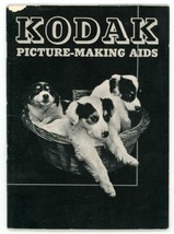 Kodak Picture - Making Aids Cameras Film Catalog Book USA Dogs In Baskets - $11.75