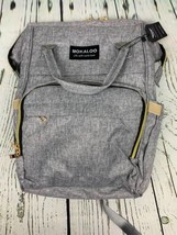 Diaper Bag Backpack Large Baby Bag Multifunctional Travel Back Pack Gray - £26.51 GBP