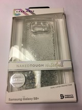 Original Case Mate Waterfall Case for Samsung Galaxy S8 Plus, Silver Iridescent - £19.17 GBP