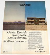 1972 General Electric Manufactured Houses Pak-nit Haverhill&#39;s Print Ad 10.5x13.5 - £7.83 GBP