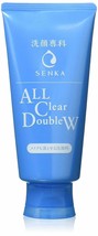 Shiseido Senka All Clear Double W Makeup Remover Face Wash 120g