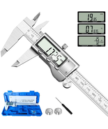 Digital Caliper Tool, Stainless Steel Vernier Digital Micrometer with LC... - £19.27 GBP