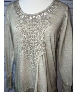 Soft Surroundings Tunic Shirt size Small 2AQ77 Pullover Blouse Top Sexy ... - $524.21 MXN
