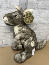 The Petting Zoo Kangaroo Wallaby Plush Stuffed Animal  I&#39;m Recycled 12” NWT - £19.88 GBP