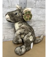 The Petting Zoo Kangaroo Wallaby Plush Stuffed Animal  I&#39;m Recycled 12” NWT - £19.79 GBP
