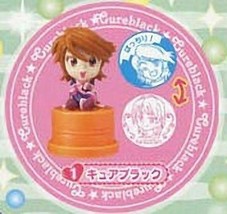 Bandai Pretty Cure Max Heart Stamps Figure Cure Black - £27.96 GBP