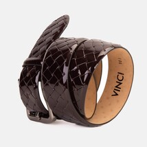 The Rico Burgundy Color Calfskin Belt image 4